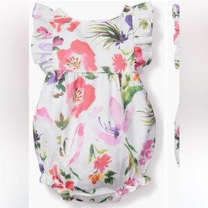 Petite Plume Gardens of Giverny Ruffle Romper 0-3 mo
